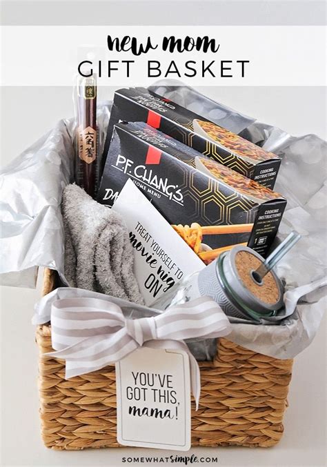 Gifts for mom and new baby. New Mom Gift Basket + Free Printables from | New mom gift ...