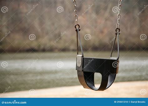 Swing By River Stock Photo Image Of Park Seat River 29441310