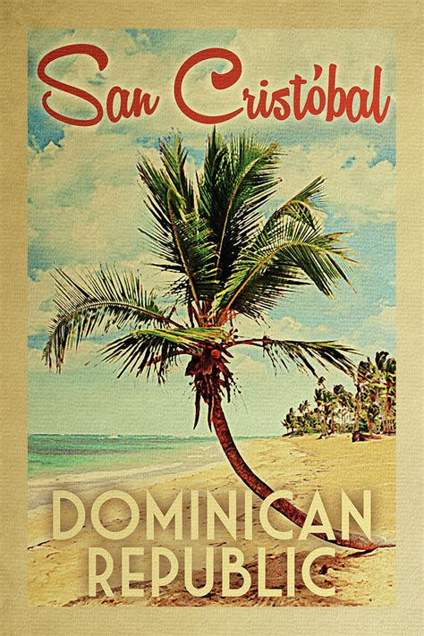 San Cristobal Dominican Republic Palm Tree Digital Art By Flo Karp