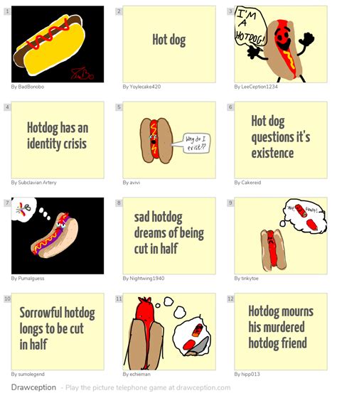 Hot Dog Drawception