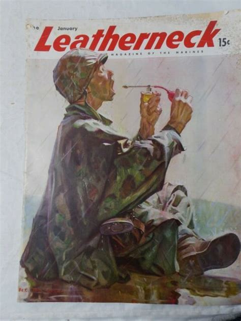 Vintage Leatherneck Magazine Marines January 1946 Ebay