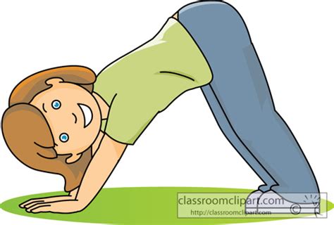 Fitness And Exercise Clipart Exercisegirlstretching