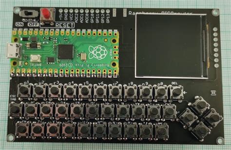 Picomputer Kit Turns A Raspberry Pi Pico Into A Pocket Sized Computer
