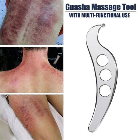 Buy Gua Sha Tool Stainless Steel Manual Scraping Massager Physical Therapy Skin Care Tool For