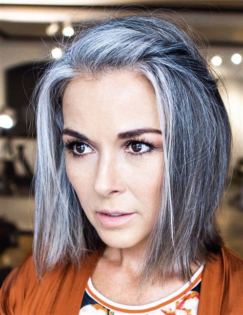 Pin By Hope Lukasiak On §hairstyles§ Gray Hair Growing Out Grey Hair