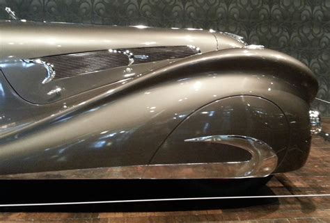 1937 Delahaye 135ms Roadster Fender Sensuous Steel Art Deco