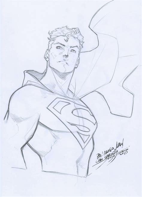 Superman Jorge Jimenez Comic Art Drawing Superheroes Marvel Art