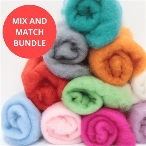 Carded Wool Batts Mix And Match Bundle Lincolnshire Fenn Crafts