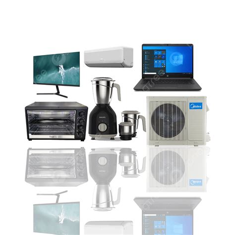 Electronic Items White Transparent Electronics Item Transparent