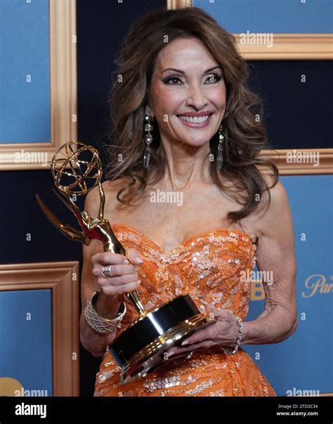 Susan Lucci Poses With A Lifetime Achievement Award At The 50th