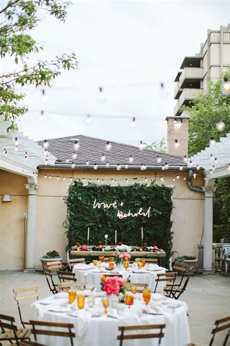 Design And Décor Backyard Bridal Showers Unique Wedding Receptions Outdoor Wedding Reception