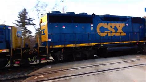 Was Filming A Csx Train W 5 Engines Then Surprise Surprise Youtube