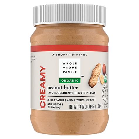 Wholesome Pantry Organic Creamy Peanut Butter 16 Oz