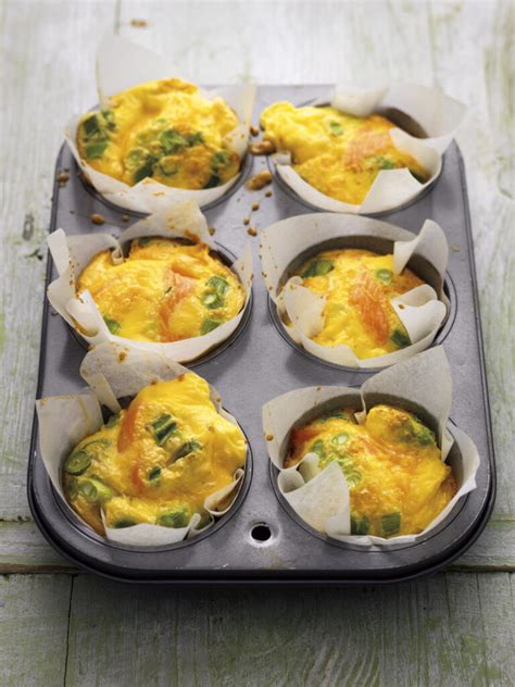 Pour egg mixture over salmon and potatoes. Smoked Salmon Breakfast Muffins- Justine Pattison's easy ...