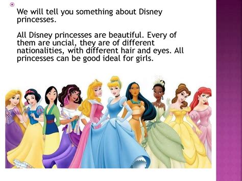 Disney Princesses Positive Traits Online Presentation