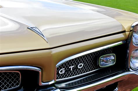 1967 Pontiac Gto Grille Emblem 2 Photograph By Jill Reger