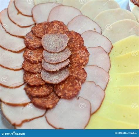Cold Cut Platters In Restaurant Stock Photo Image Of Fresh Beef