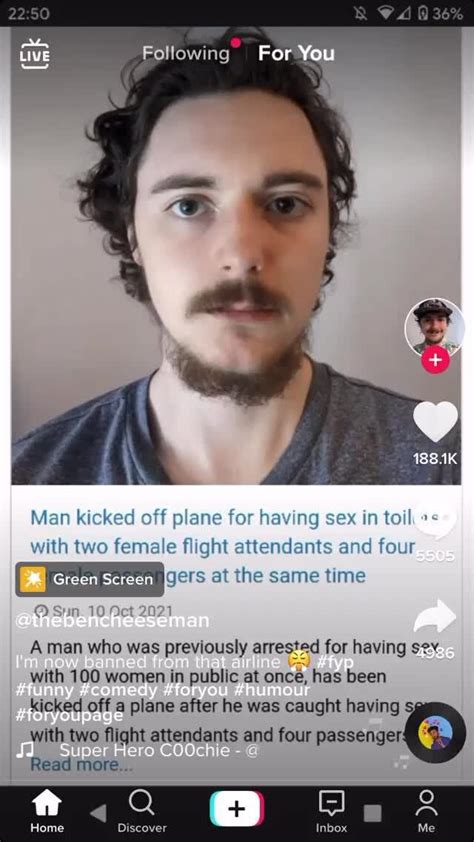 22 50 Following For For You Man Kicked Off Plane For Having Sex In Toil With Two Female Flight