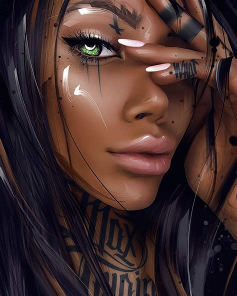 Tera Woman In Black Digital Art