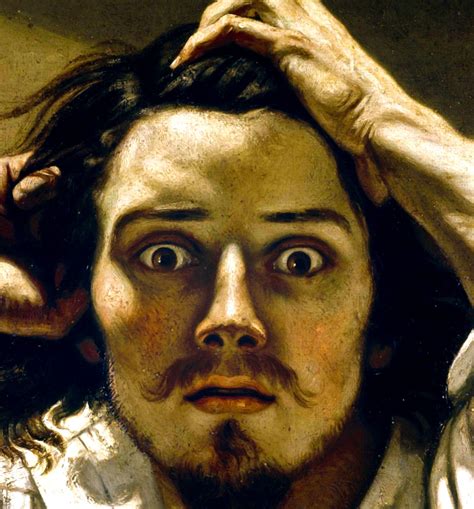 Gustave Courbet Fine Art Print The Desperate Man Jean Désiré Gustave