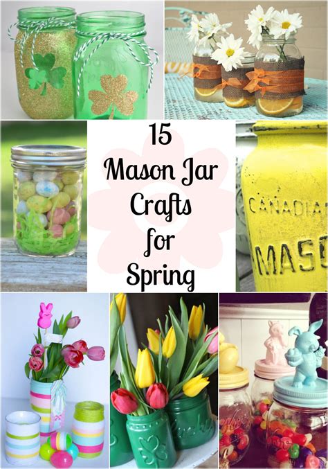 15 Mason Jar Crafts For Spring Clever Pink Pirate