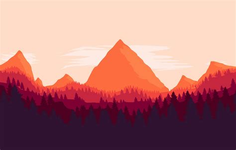 Wallpaper Mountains The Game Forest View Hills Landscape Art