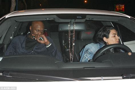 Lamar Odom Is Seen Heading Out Of Celebrity Hot Spot Delilah With