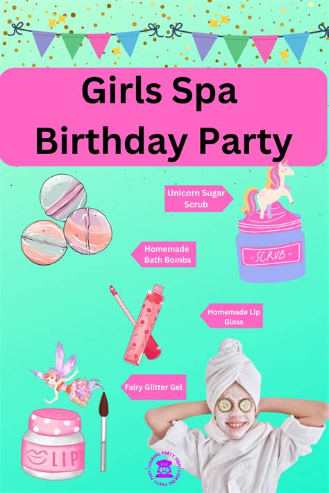Girls Spa Birthday Party 5 Diy Spa Recipes Cooking Party Mom
