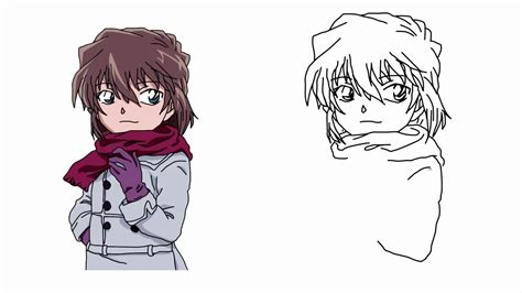 How To Draw Ai Haibara From Detective Conan Youtube