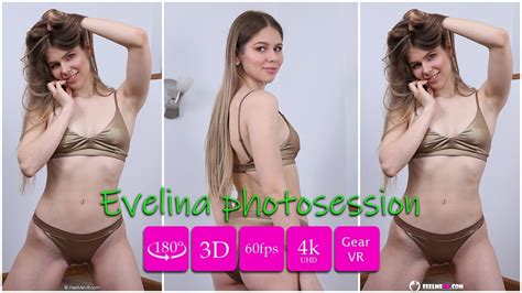 Sexy Supermodel Evelina VR Virtual Reality Casting Lingerie Photo Session Backstage YouTube