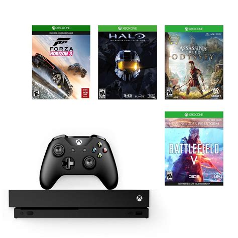 Xbox One X 4k Blast From The Past System Preowned Bundle Gamestop