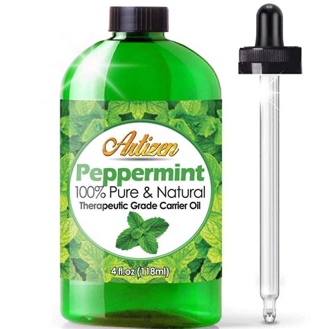 4oz Artizen Peppermint Essential Oil 100 Pure And Natural Undiluted