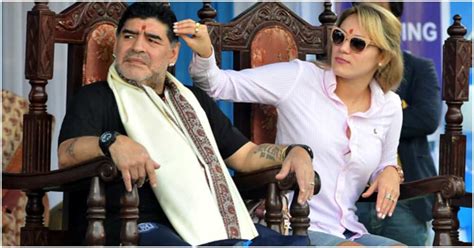 Diego Maradona Legend S Ex Lover Oliva Banned From His Wake