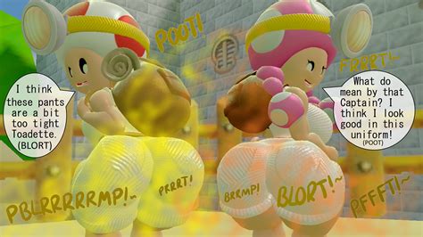 Rule 34 Big Ass Big Butt Captain Toad Captain Toad Treasure Tracker Fart Fart Fetish Farting