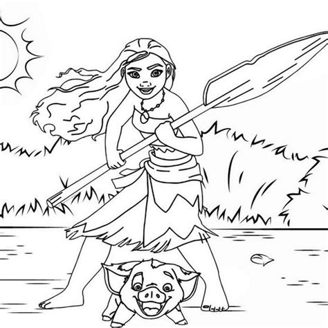 9 Magnificent Moana Coloring Pages For Your Daughter Mitraland