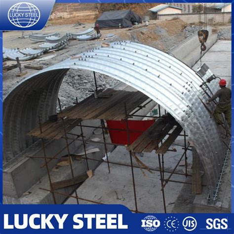 Ce Certify Galvanized Corrugated Steel Arch Tunnel Culverts China