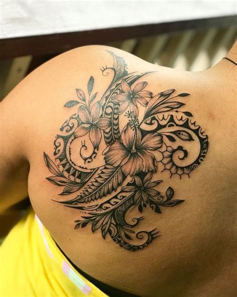 Tribal Shoulder Tattoos In 2020 Polynesian Tattoos Women Tribal