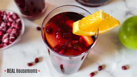 The Very Best Pomegranate Sangria ⋆ Real Housemoms