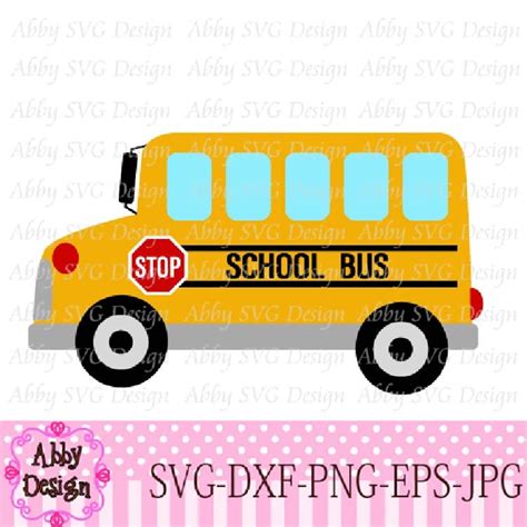 Autobús Escolar Svg Cut File Regreso A La Escuela Svg Etsy España