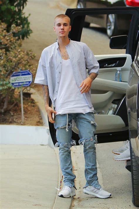 Justin Bieber Wears Fear Of God Jeans The Jeans Blog