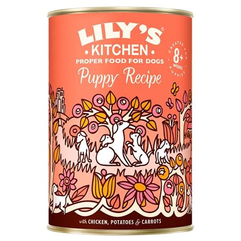 Lilys Kitchen Puppy Recipe With Chicken Wet Dog Food 400g Feedem