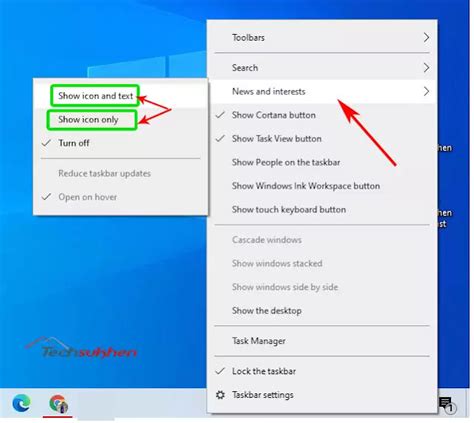 How To Remove News And Interests Widget From Windows 10 Taskbar