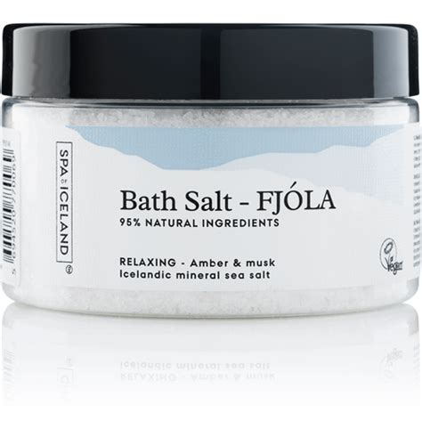 Spa Of Iceland Natural Bath Salt Soak Icelandic Sea Salt Fjola