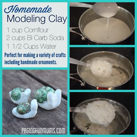 Homemade Modeling Clay Recipe That Hardens Homemade Ftempo