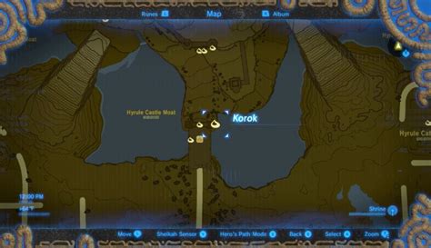 Hyrule Castle Map Breath Of The Wild Maping Resources