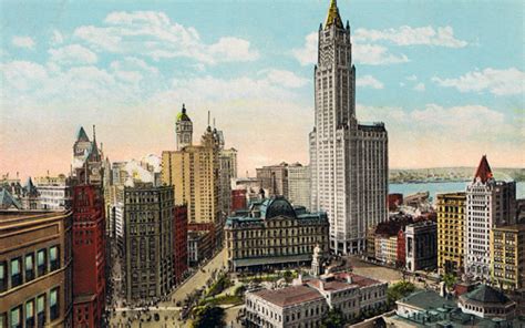 Skyscraper Color Postcard Of The Woolworth Building And City Hall