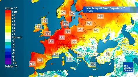 Air temperature in the autumn in germany on average +55°f. How hot is it going to get in Europe this weekend? | The ...