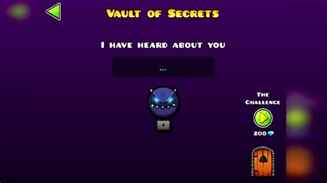 ¡the Vault Of Secrets ¡ El Nuevo The Vault Geometry Dash World