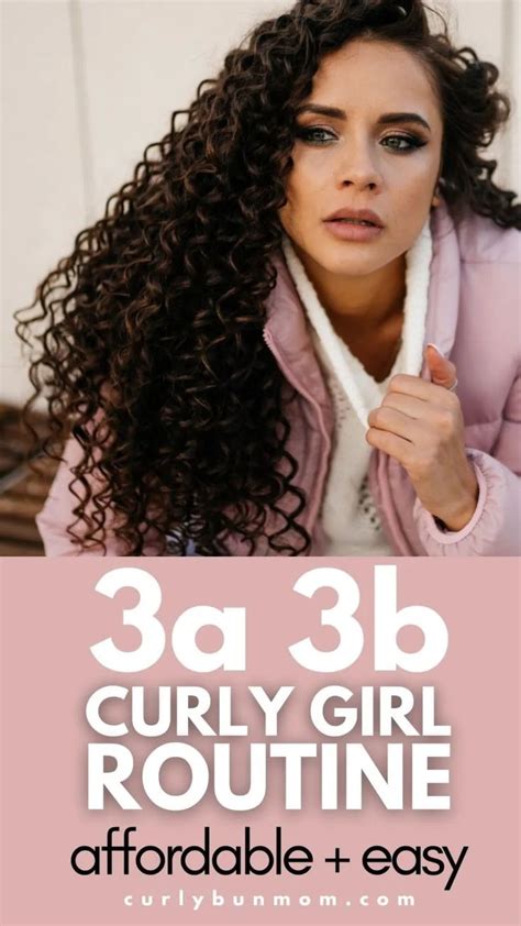 An Insanely Easy 3a 3b Curly Hair Routine For The Best Defined Curls Curly Bun Mom In 2022