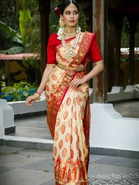 onam saree for pooja of kerala festival kasavu saree with blouse in usa uk malaysia south